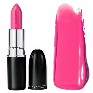 MAC Cosmetics Lustreglass Sheer-Shine Lipstick Pout of Control Pink